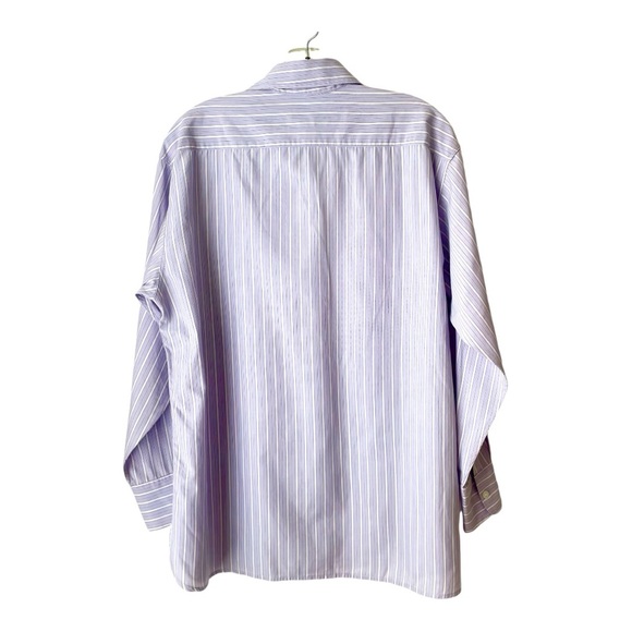 I.N.C. International Concepts Button Up Dress Shirt Lavender Purple Stripes Sz S - Picture 7 of 11